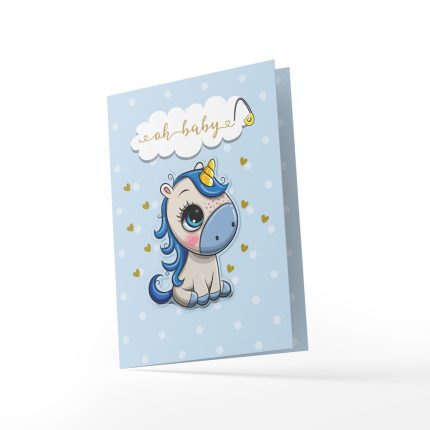 ΚΑΡΤΑ ΜΩΡΟ ΓΑΛΑΖΙΟ 3D